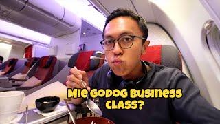 MIE GODOG DI BUSINESS CLASS GARUDA