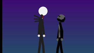 Slenderman vs The Man With Upside Down Face