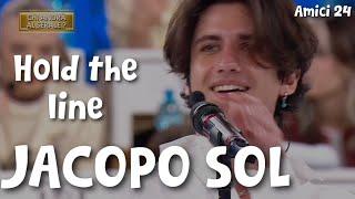 JACOPO SOL - Hold the line (Audio e testo) | Amici 24 cover