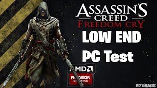 ASSASSIN'S CREED FREEDOM CRY Low-End Test | (AMD A6, Radeon R4 Graphics)