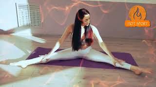 RUSSIAN WEBCAM MODEL DOING YOGA