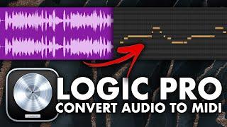 Logic Pro // Convert Audio to MIDI (2 METHODS)