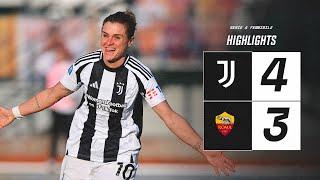 HIGHLIGHTS Serie A Poule Scudetto | Juventus Women 4-3 Roma | GIRELLI's remarkable HAT-TRICK