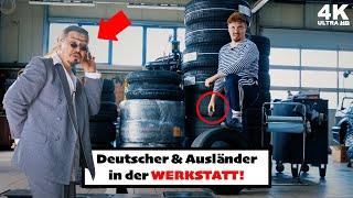 Ausländer & Deutsche in der Autowerkstatt