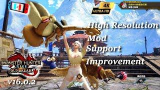 Monster Hunter Rise:Sunbreak v16.0.2~HD Mod Support Improvement 4K 60FPS l Ryujinx PR l Switch PC