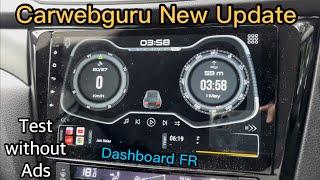 Carwebguru gets a new theme Dashboard FR and Test it without Ads