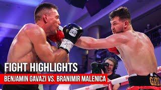 BENJAMIN GAVAZI VS. BRANIMIR MALENICA  | FIGHT HIGHLIGHTS