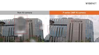 [Hanwha Techwin] Wisenet P series 2MP AI-based object detection