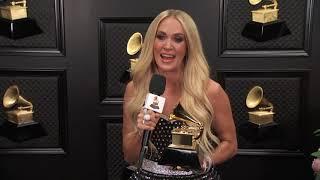 CARRIE UNDERWOOD One-On-One Interview | 2022 GRAMMYs