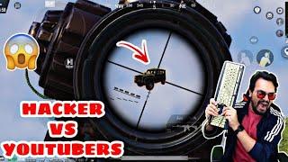 HACKER VS YOUTUBERS  | INVISIBLE HACKER| PUBG MOBILE