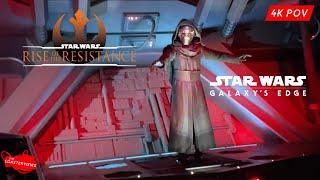 Rise of the Resistance 4K Complete Experience POV Star Wars Galaxy's Edge Disneyland