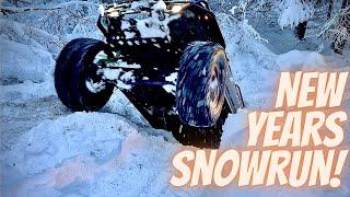 2025 New years snow wheeling! part 2 #snowwheeling #offroad #sidekick