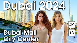 Dubai  Beautiful Dubai Mall, City Center [ 4K ] Walking Tour Complication