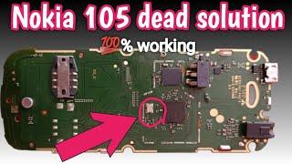 Nokia 105 (TA-1203) dead problem solution || nokia 105  water Damage dead solution %working