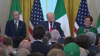 Trump Shares 'Amazing' Fact About Irish Americans And The Congressional Medal Of Honor