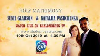 SUNIL  & NATALIIA  | WEDDING LIVE WEBCAST | 10.10.2019 _ SHALOMBEATS TV | www.shalombeatstv.com