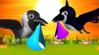 Do Kauwa 3D Animated Hindi Stories for Kids दो कावा की कहानी Moral Stories Tales | Crow Stories