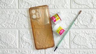 Mobile Back Cover Painting | DIY Mobile Cover Painting At Home | Mobile Cover Painting Idea |