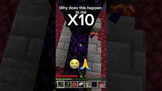 Why me #mincraft #short #viral #portal