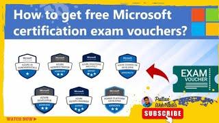 How To Get Free Microsoft Certification Exam Vouchers 2024 | Claim Azure Certification Free Voucher