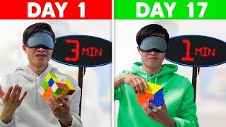 I Trained Rubik’s Cube Blindfolded for 30 Days