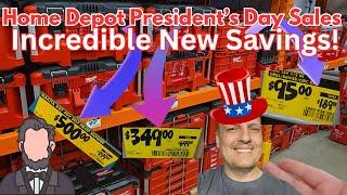 Home Depot President's Day Sales! Milwaukee, Dewalt, Ryobi, Ridgid, Echo, and Makita Deals