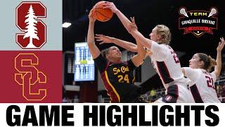 #2 Stanford vs #5 USC Highlights | PAC-12 Women's Basketball Championship | 2024 College Basketball