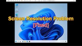 How to fix vmware screen resolution problem