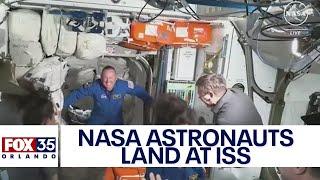 NASA astronauts land at ISS despite helium leaks in Boeing rocket