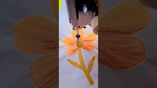 fabric flower making #shorts #hacks #diy #shortsfeed #sewingtricks