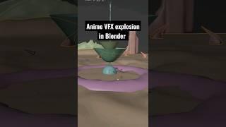 Blender Anime Explosion #blendervfx #b3d