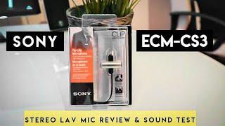 The Best Lav Mic you will ever need - Sony ECMCS3 Review!