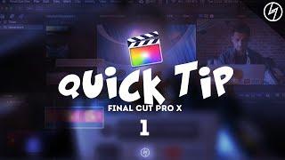 Delete video clip without affecting the audio in Final Cut Pro X - Quick Tip