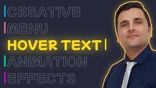 CSS Creative Menu Hover Text Animation Effects | Amazing Animated Text using Html & CSS