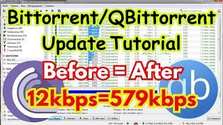 Bittorrent Update Tutorial how to make qbittorrent download faster 2023 how to speed up qbittorrent