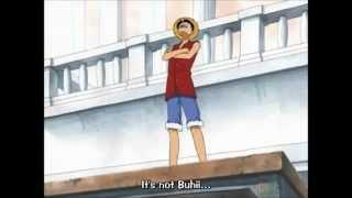 One Piece Funny Moment: Luffy can't recognize Buggy