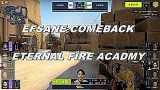 EFSANE COMEBACK   ETERNAL FİRE ACADEMY VS VP Prodigy  MİRAGE ÖZET