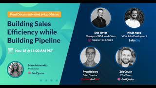 LG Webinar: Building Sales Efficiency while Building Pipeline