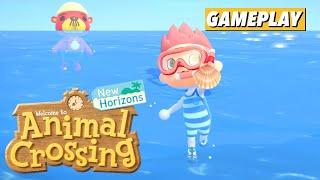 Swimming and Diving In Animal Crossing: New Horizons