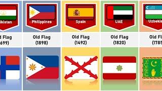 Old Flag vs New Flag of Different Countries