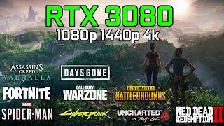 RTX 3080 + R5 7600X | Test in 10 Latest Games | 1080p 1440p 4K