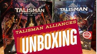 Unboxing Talisman Alliances: Fate Beckons - the FIRST Talisman 5th Edition Expansion by Avalon Hill