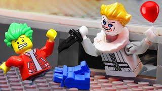 LEGO IT Horror | Chased by Pennywise in Haunted Tunnel