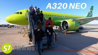 S7 AIRBUS A320 NEO (ECONOMY) | Yuzhno Sakhalinsk - Vladivostok