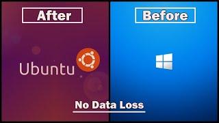 Format Windows & Install Ubuntu. (No Dual Boot). How to Install UBUNTU on a Windows Partition.