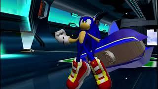 Sonic Riders: Tournament Edition - Metal City w/ Super Sonic [Test Capture]