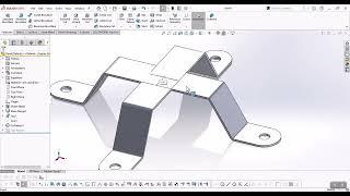 Sheet Metal Practice Model in SolidWorks (From Too Tall Toby Channel)