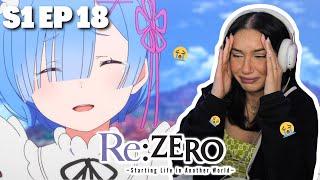 REM CONFESSES | Re:ZERO Season 1 Season 1 Episode 18 REACTION!