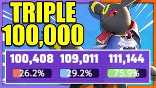 Insane TRIPLE 100,000+ with this UMBREON BUILD | Pokemon Unite