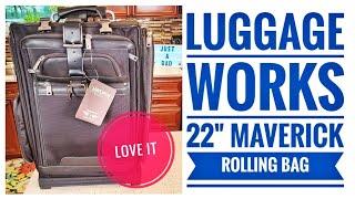 REVIEW Luggage Works Maverick 22" Rolling Carry On Bag The Pilots Choice For Carry On